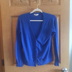 Size medium blue button cardigan